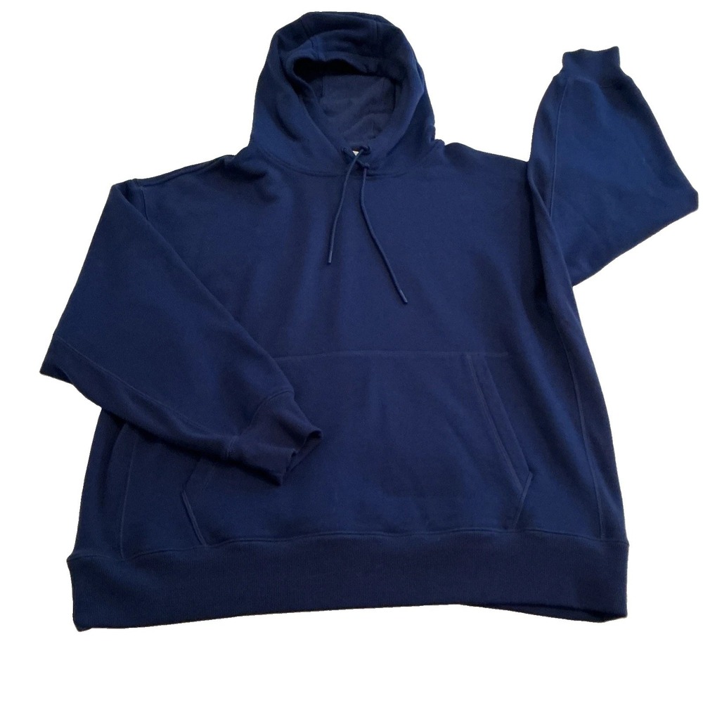 Nike Wool Classic Pullover Hoodie Blue Void Unisex Size Large FV4878-492 NWT